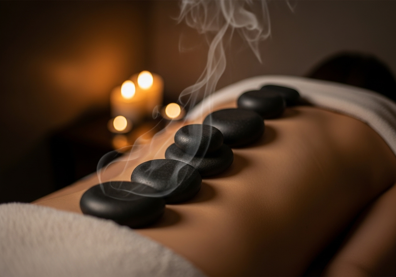 Masaje de piedras calientes (80min)